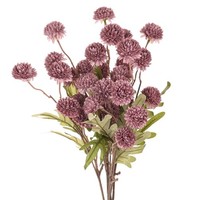 "6Stk. Kunst-ChrysanthemenbäLle 20\" 5-KöPfe FüR Zuhause/Hochzeit [Dunkelbraun]"