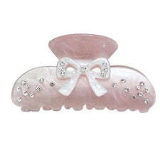 OUSEON Bow Hair Claw Clips for Women, Non-Slip Sparkling Hair Clamps for Thic...