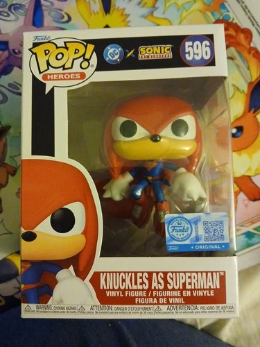 Funko Pop! Vinyl: Sonic the Hedgehog - Knuckles as Superman - Target First to...