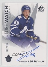 2016-17 SP Authentic Future Watch Auto 366/999 Brendan Leipsic #141 Auto 0o5t