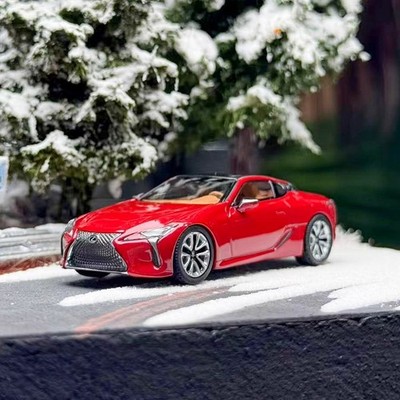 AR 1/64 Scale Lexus LC500 2018 Red Diecast Car Model Toy