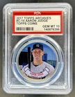 2017 Topps Archives Aaron Judge Coins RC #C-15 Yankees PSA 10 GEM MINT