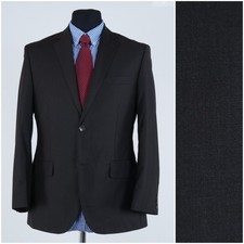 Dark Brown Blazer 40S UK Size LACIVERT Mens Wool Sport Coat Jacket