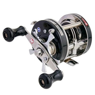 Abu Garcia Ambassadeur 5500 Striper Black Right Baitcasting Reel