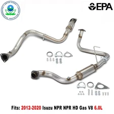 Catalytic Converter Set for 2012-2020 Isuzu NPR NPR HD Gas V8 6.0L Right + Left