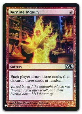 Burning Inquiry #128 (Foil) (NM) List Reprints LIST LIST Magic MTG
