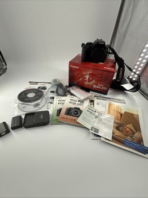 Canon EOS Digital Rebel XTi / EOS 400D 10.1MP Digital SLR Camera Body Black