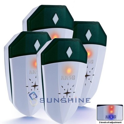 Ultrasonic Pest Repeller Fly Bed Bug Mites Spider Deterrent Rats Roaches Reject