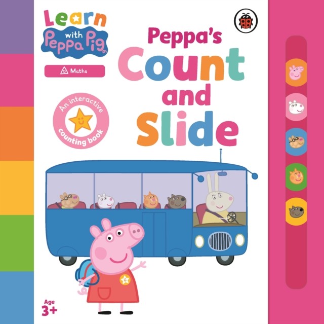 Learn with Peppa: Peppa's Count and Slide by Peppa Pig (Board book)
