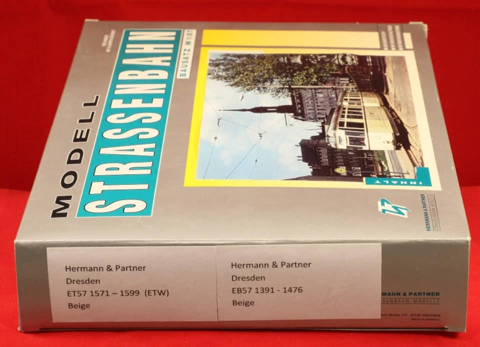 Modellstrassenbahn Bausatz H0 1:87 Herrmann & Partner ET 57 und EB 57 Einrichter - Bild 3 von 3