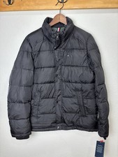 NEW Tommy Hilfiger Classic Men  s Puffer Jacket Black Size Small 225