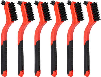 6Pcs Nylon Brushes for Cleaning, Small Cleaning Brushes for Tight Spaces, Car De