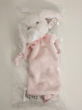 Bearington Baby Pink Bunny Wee Lovey Cottontail Security Blanket Easter Gift NIB