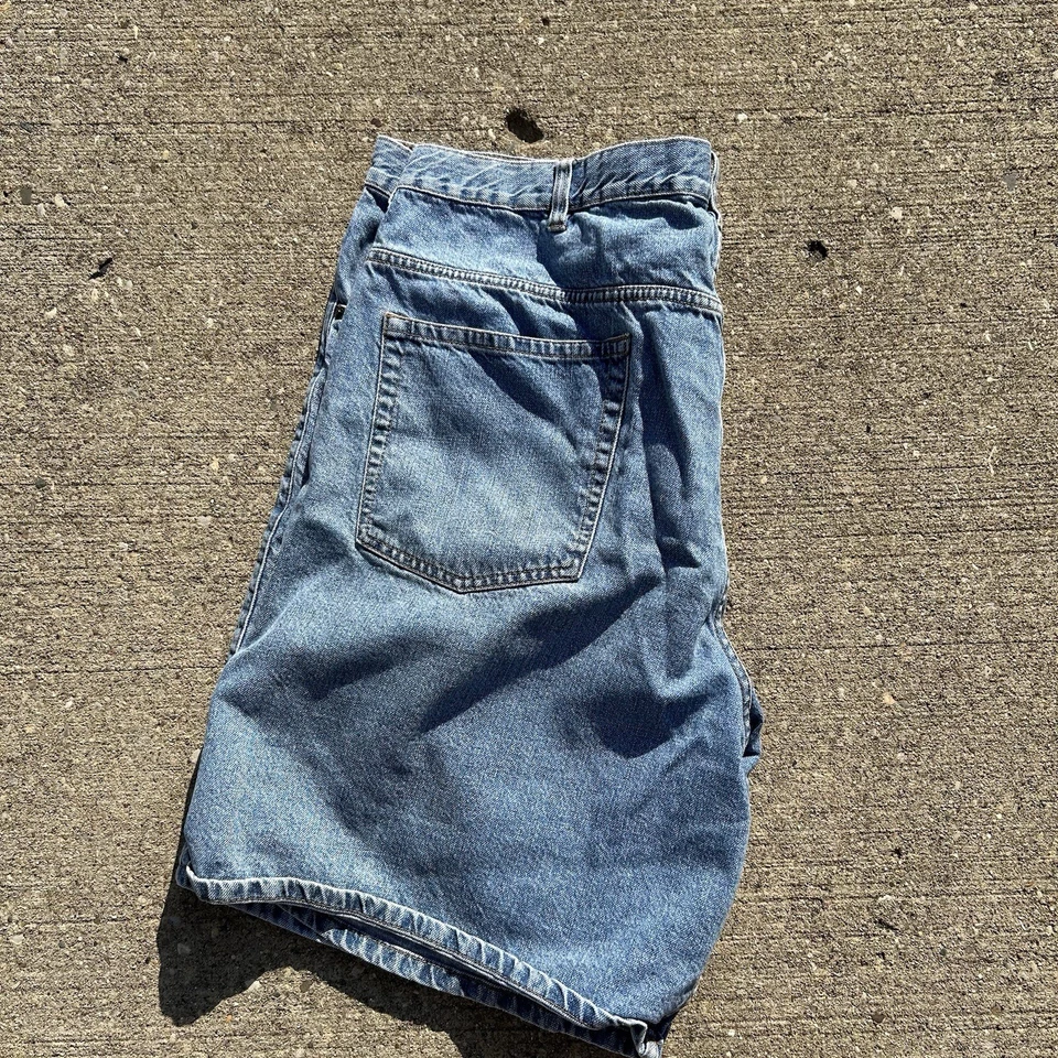 Pantalones cortos de mezclilla para hombre Route 66 talla 44 100 % algodón lavado medio estilo de colección Foto 3 de 3