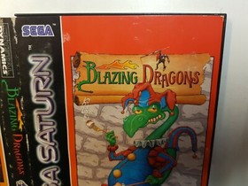 *BOX ONLY* BLAZING DRAGONS SEGA SATURN No disc or manual UK PAL