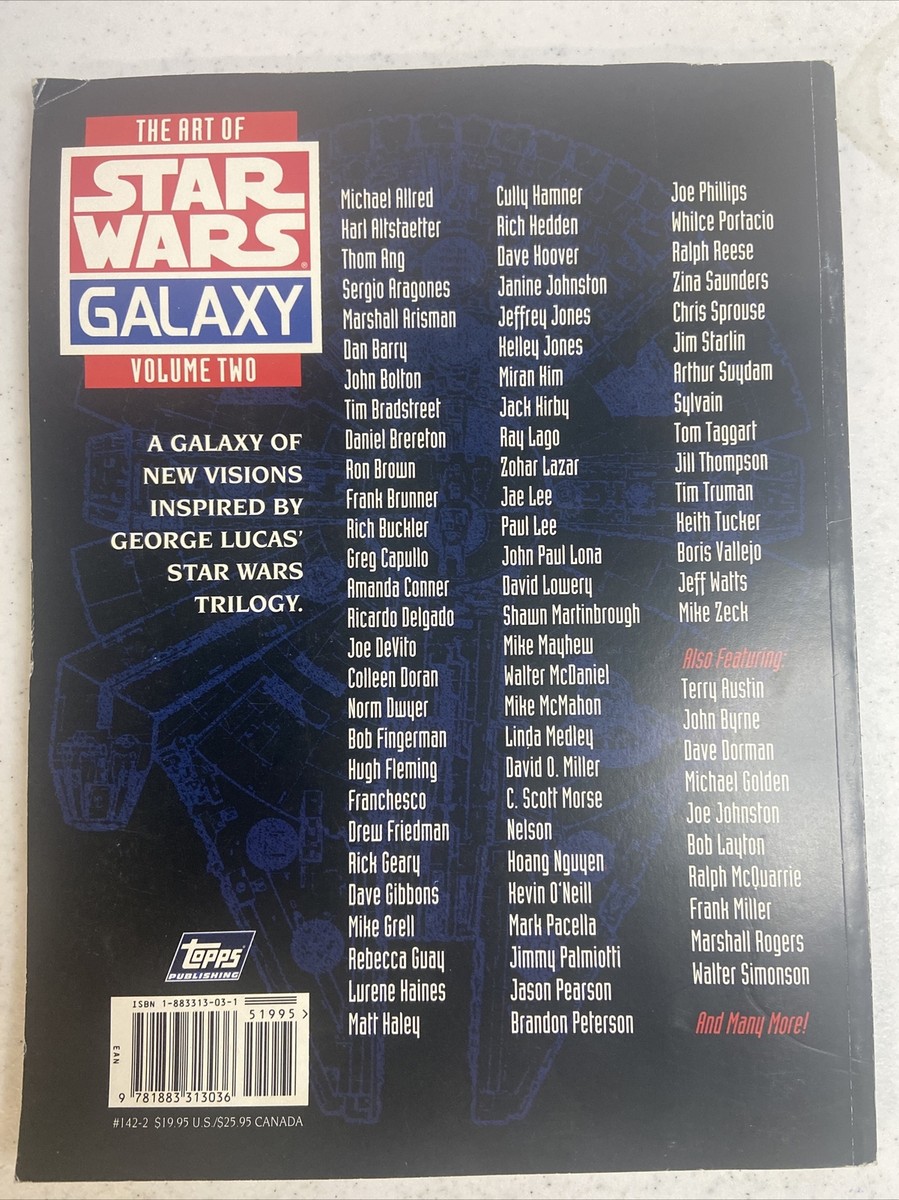 Art of Star Wars Galaxy Vol 2 Softcover Book Miller Zeck