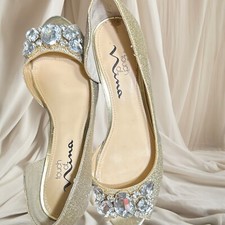 Touch Of Nina Sparkly Wedges