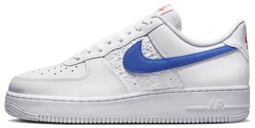 Nike Air Force 1 '07 Embossed Hoops - Racer Blue