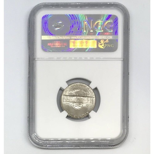 1969 S Jefferson Nickel NGC MS66 *Rev Tye's* #906899 - Picture 3 of 4