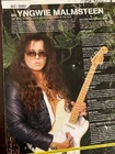 Yngwie Malmsteen, Full Page Vintage Pinup