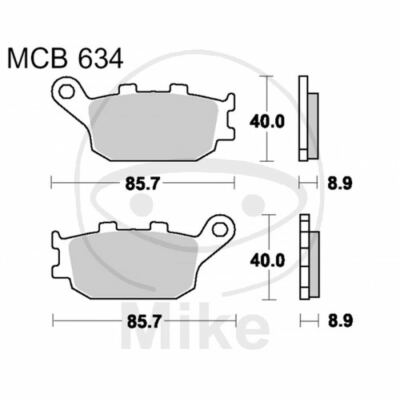 Sinterbeläge SH TRW Lucas 787.04.96 Für Suzuki 1200 GSF Bandit 2006-2006