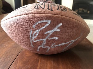 peyton manning autographed football