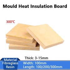 Mould Heat Shield Board 300℃ High Temp Fibreglass Insulation Sheet Thick 3-15mm
