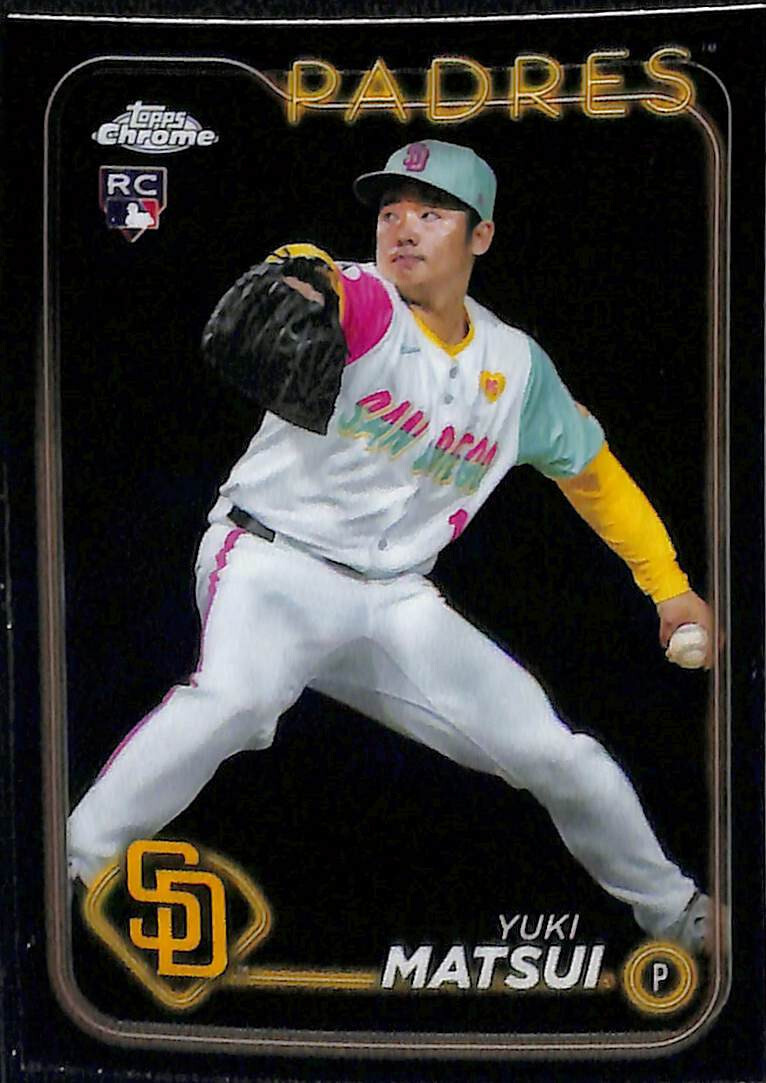 2024 Topps Chrome Update #USC187 Yuki Matsui Card San Diego Padres