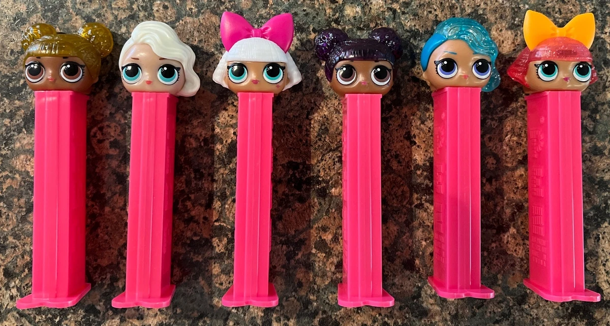 LOL SERIES 1 SURPRISE PEZ SET OF 6 3 POPULAR COMMON 3 FANCY