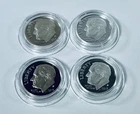 (4)  2015 S Silver Proof Roosevelt Dime - 90% Silver