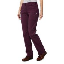Craghoppers Womens Kiwi Pro Stretch Trousers Walking Outdoor Golf Winterberry