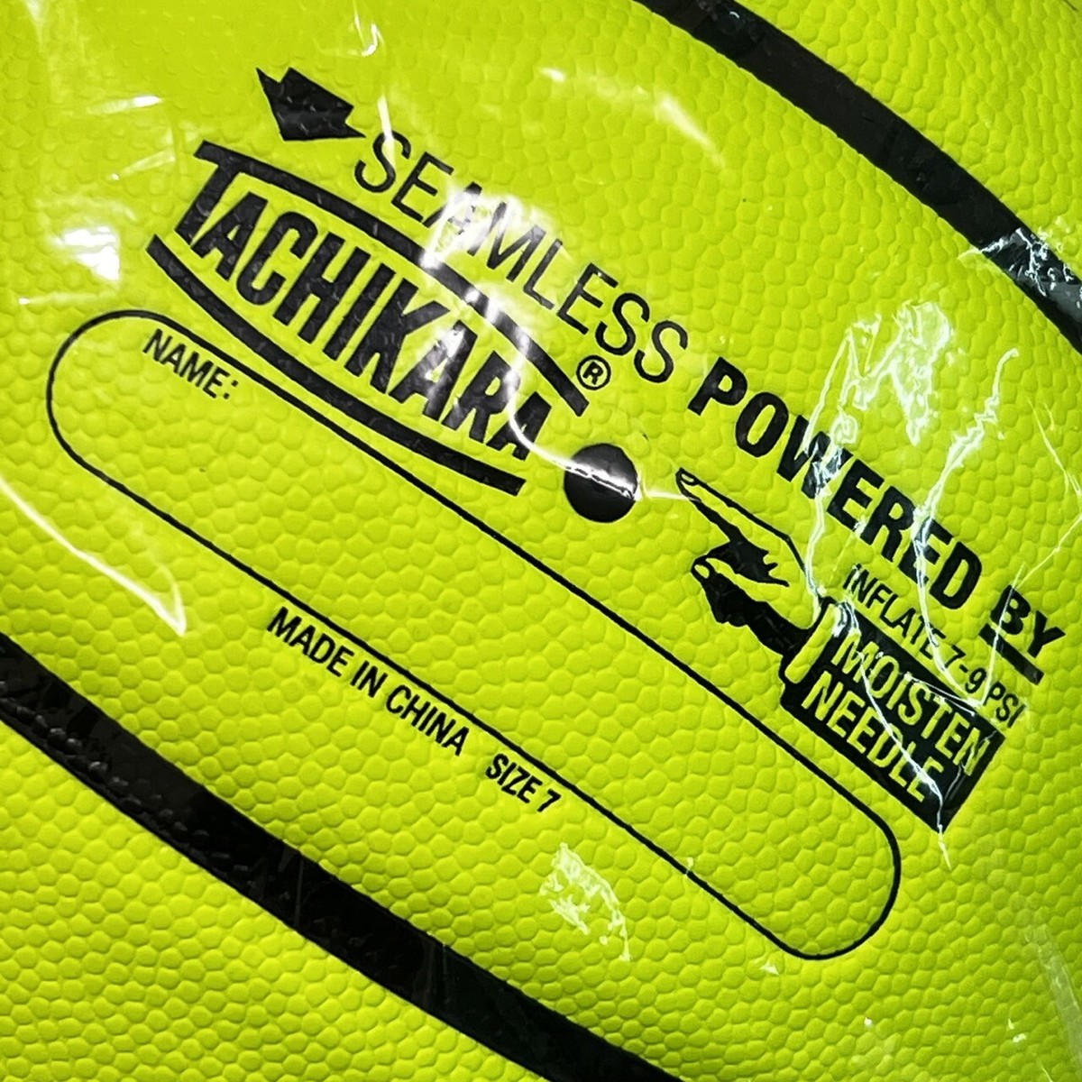 TACHIKARA BASKETBALL Flash Ball Neon Yellow / Black Size 5