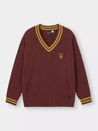 PSL Harry Potter x GU collaboration V Neck Sweater 4 Colors NEW Japan 2024 AW - Picture 25 of 55