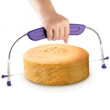 Adjustable Cake LevCake Cutter Slicer Leveler 9 Different Height Premium Food...