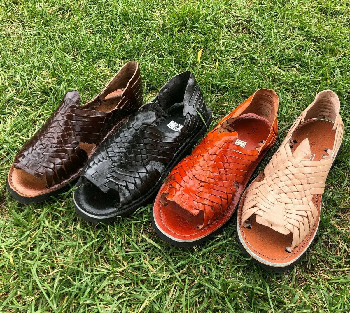 Men's Pachuco Open-Toed Sandals Huarache de Correa Mexicano Men's Pachuco Open-Toed Sandals Huarache de Correa Mexicano