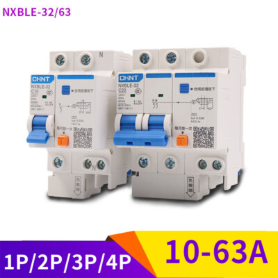 NXBLE-32 6A-63A 230V 50Hz Earth Leakage Protection Circuit Breaker CHNT