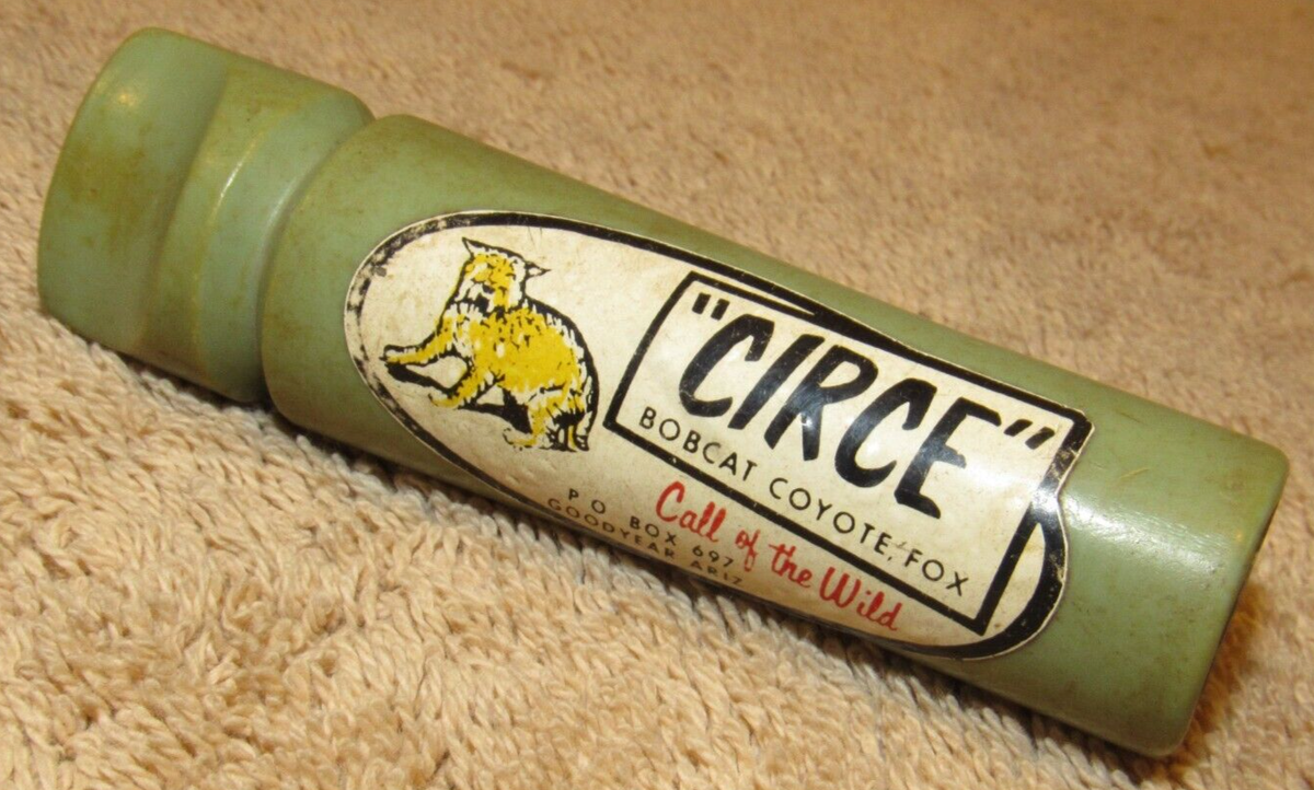 Vintage Circe Bobcat Coyote Fox Animal Predator Call of the