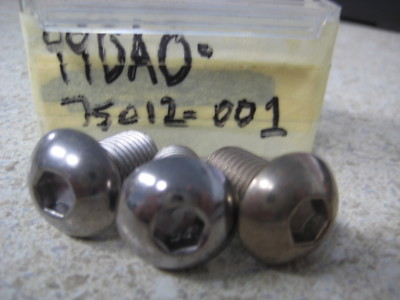 NOS OEM Suzuki Screw (M10-1.5X20) (3-Pak) 2001-11 VL800 VL800T 990A0-75012-001