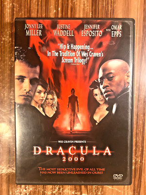 Dracula 2000 DVD Horror Movie Omar Epps Wes Craven Presents Thriller Vampire