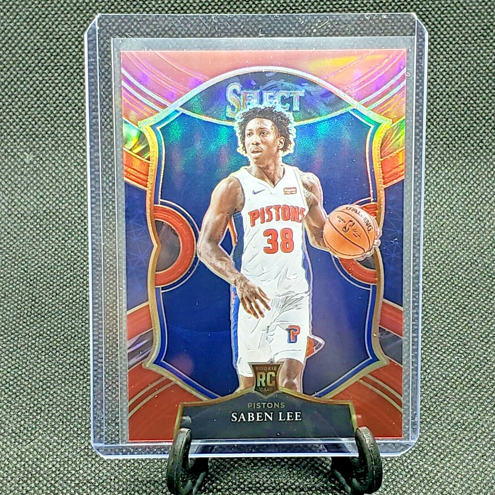 2020-21 Panini Select NBA SABEN LEE #97 RED PRIZM SP #193/199 Rookie RC Pistons