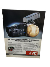 Vintage 1985 Print Ad JVC Lolux Video Camera Original 1980s