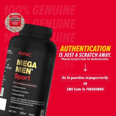 GNC Mega Men Sport Multivitamin für Männer | 120 Tabletten kostenloser Versand