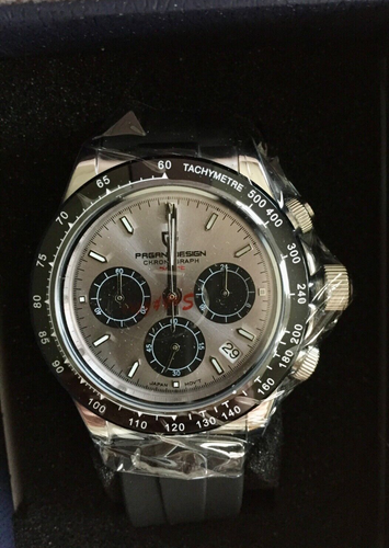 PAGANI DESIGN 1664 Sport Quartz Chronograph Luminous Waterproof Watch - NWT
