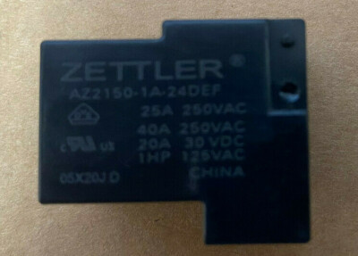 American Zettler AZ2150-1A-24DEF - 24VDC 40A RELAY FOR DEXTER DRYER 9857-147-001