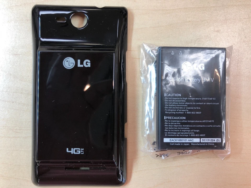 Batería extendida con cubierta para LG Lucid 4G LTE VS840 Foto 2 de 4