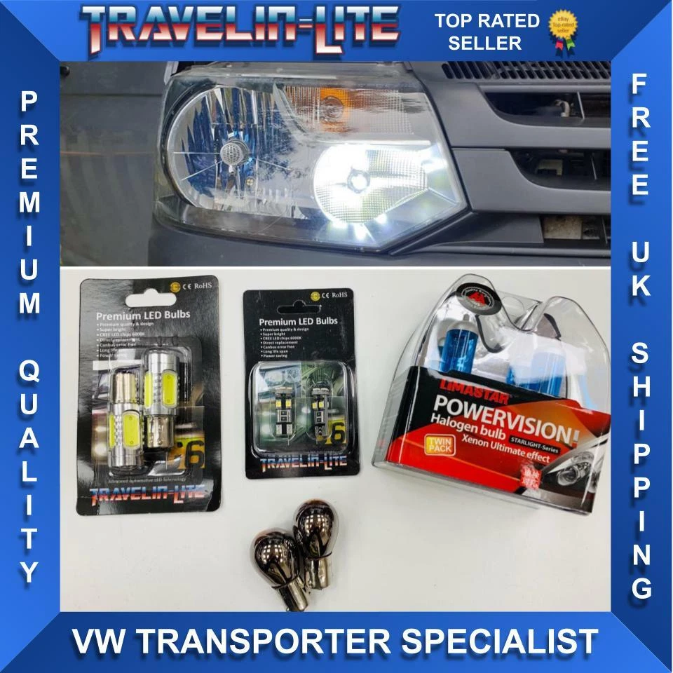 Vw Transporter T5 1 Headlight Bulbs Shelly Lighting