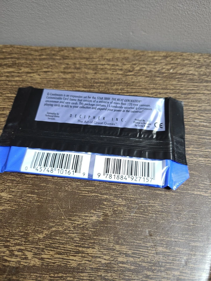 Q-Continuum Star Trek Card Game Booster Pack Limited Edition Sealed - Image 4 of 4