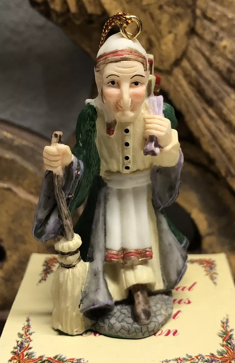 The International Santa Claus Collection Italy La Befana Figurine Ornament  SC005