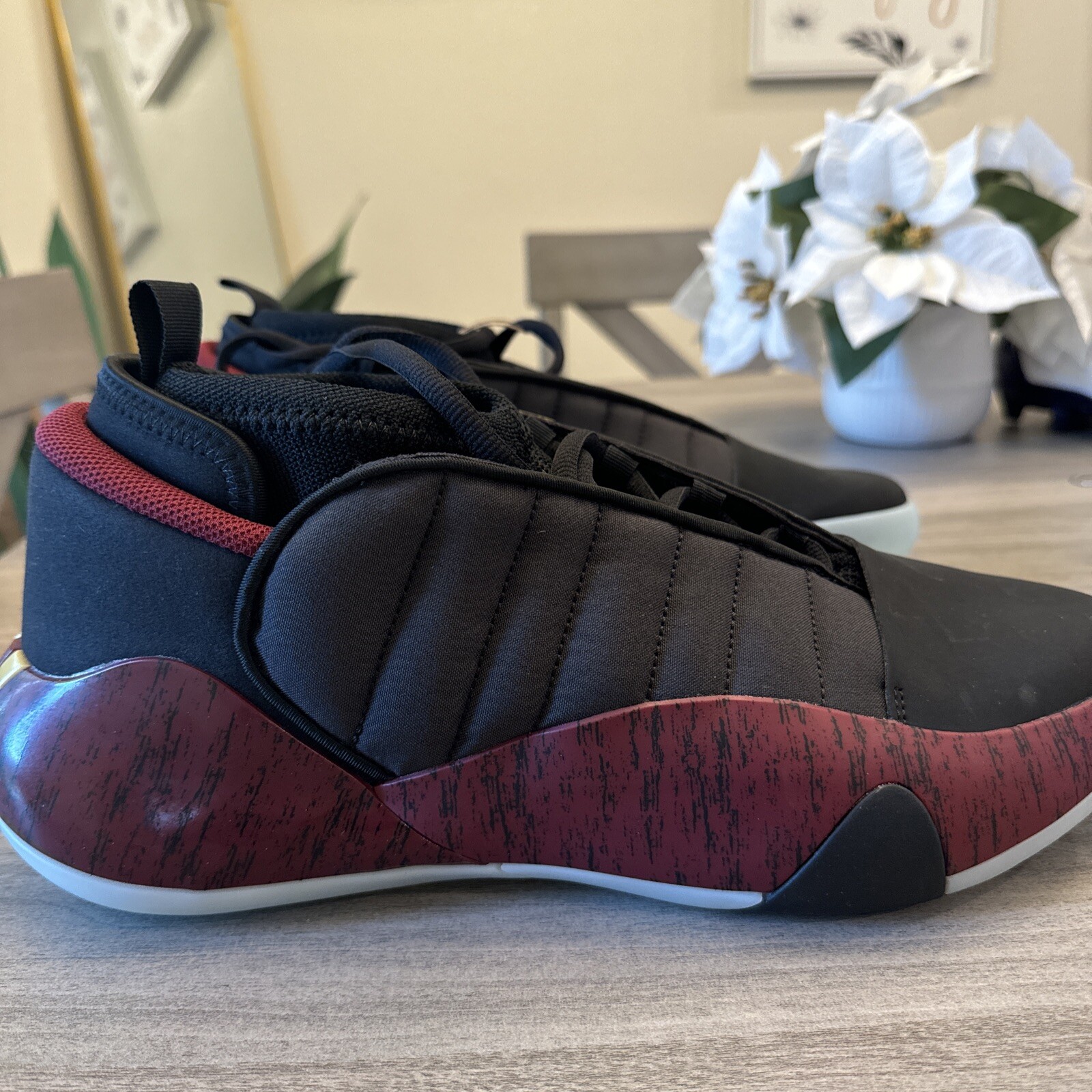 adidas Harden Vol. 7 Arizona State Black Red Basketball Shoes Men's 12