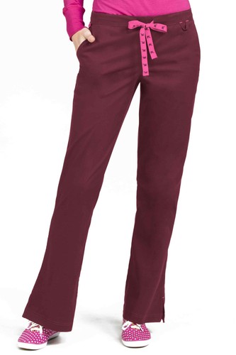 Med Couture MC2 Scrub Pants Wine Color 